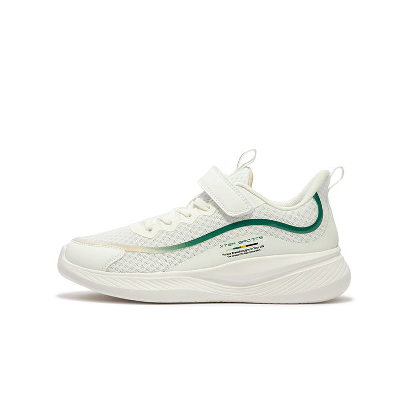 XTEP Low top Running Shoes Sail White Light Dusty Khaki Unisex