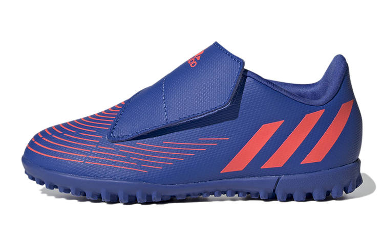 Adidas Adidas Predator Edge.4 Vel TF J, Hard Artificial Turf Moisture Wicking Low top Kids' Soccer Shoes Dark Blue Kids'
