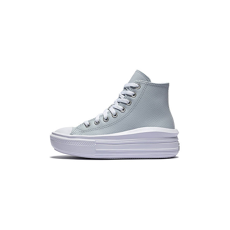 Converse Chuck Taylor All Star High top Kids Canvas Shoes Light Blue Gray Teenagers