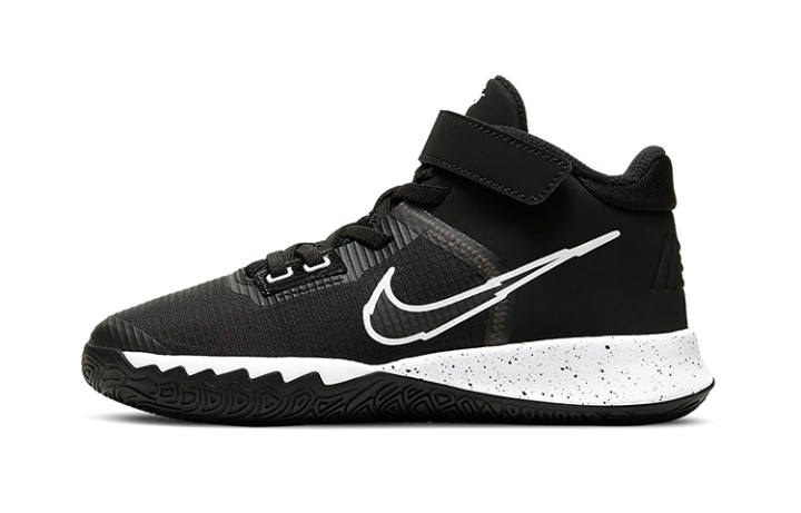 Nike Nike Flytrap 4 Mid top Basketball Shoes Black White Children Aged 3 7 Years Old