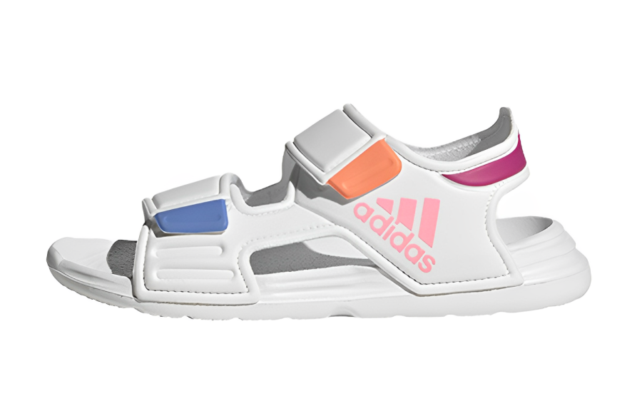 Adidas Adidas Altaswim Slip Resistant Abrasion Resistant Children's Sandals White Children Aged 3 7 Years Old