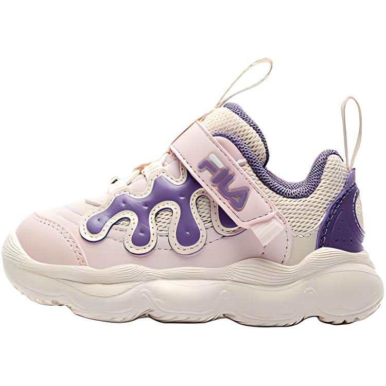 FILA KIDS Slip Resistant Abrasion Resistant Low top Toddler Shoes White Pink Infant And Toddler
