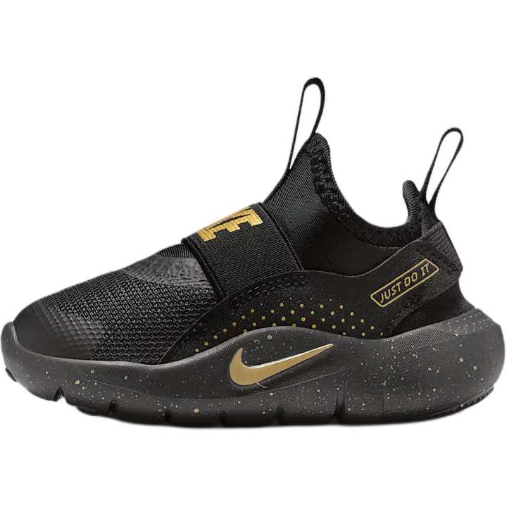 Nike Nike Flex Runner 4 Low top Toddler Shoes Black Gold Infant And Toddler