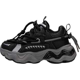 DAPHNE KIDS Synthetic Leather Breathable, Slip Resistant, Abrasion Resistant, Height Increasing Kids' Running Shoes