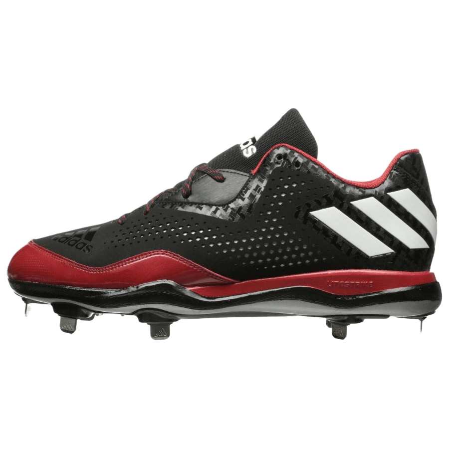 Adidas Adidas PowerAlley 4 Baseball Shoes Men's Black Red