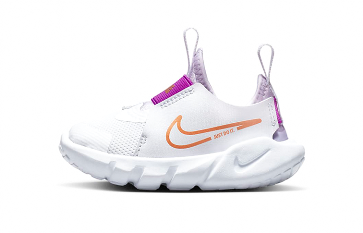 Nike Nike Flex Runner 2 Slip Resistant Cushioning Abrasion Resistant Low top Toddler Shoes White Infant And Toddler