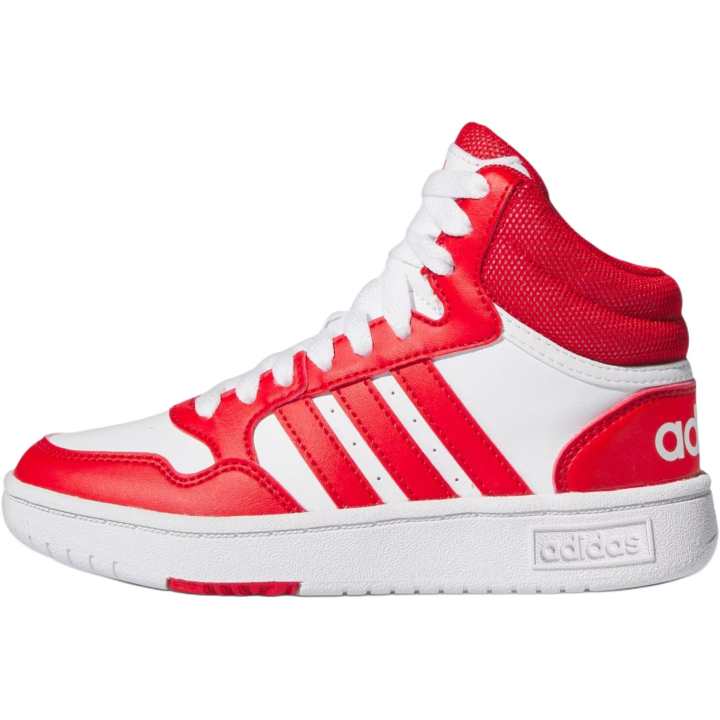 Adidas Adidas Hoops Mid top Skateboard Shoes Red White Kids'