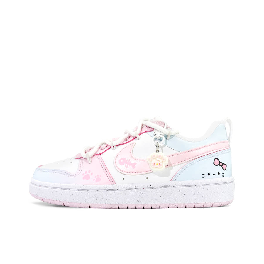 Nike Nike Court Borough Fish Joy Cat Paw Slip Resistant Abrasion Resistant Slip Resistant Abrasion Resistant Low top