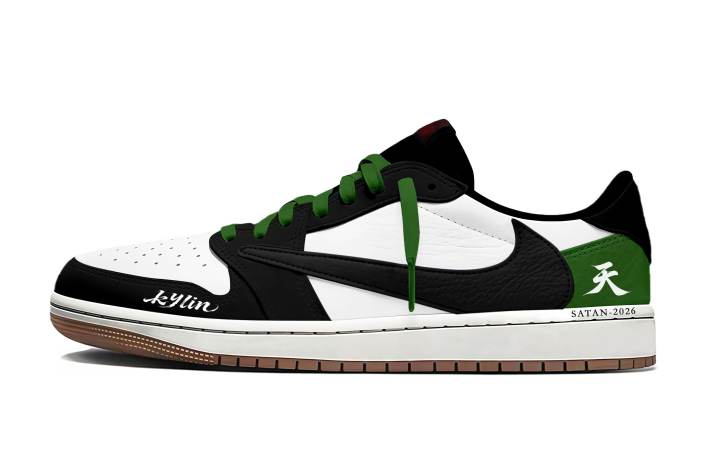 Jordan Travis Scott x Jordan Air Jordan 1 Travis Scott X AJ1 Low Top Cushioning Abrasion Resistant Cushioning, Wear Resistant