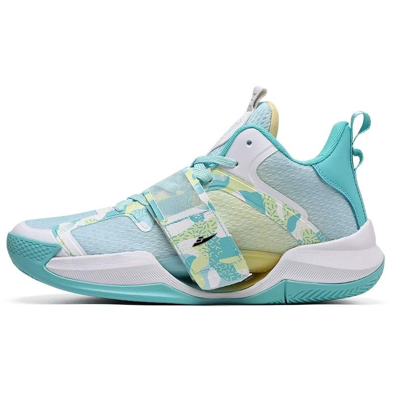 KUDING Cushioning Slip Resistant Mid top Basketball Shoes Unisex