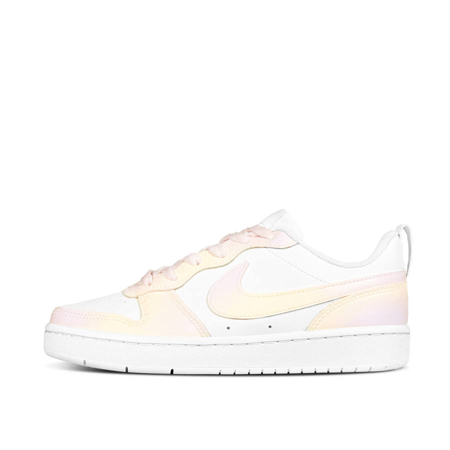 Nike Nike Court Borough Yunmeng Pomelo Low top Kids' Skateboarding Shoes Purple Orange Teenagers
