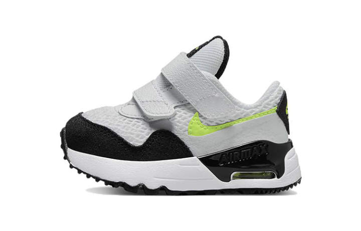 Nike Nike Air Max SYSTM Low top Sports Casual Shoes Gray Black Infant And Toddler