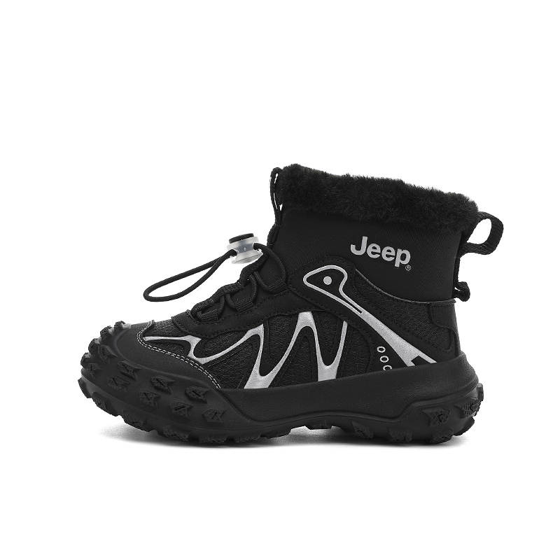 Jeep Explorer 2.0 Synthetic Leather, Textile Winter Thickened And Fleece Lined Comfortable