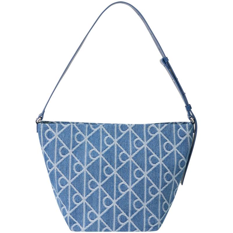 CALVIN KLEIN Fabric Handbag Regular Women's Rainbow Blue
