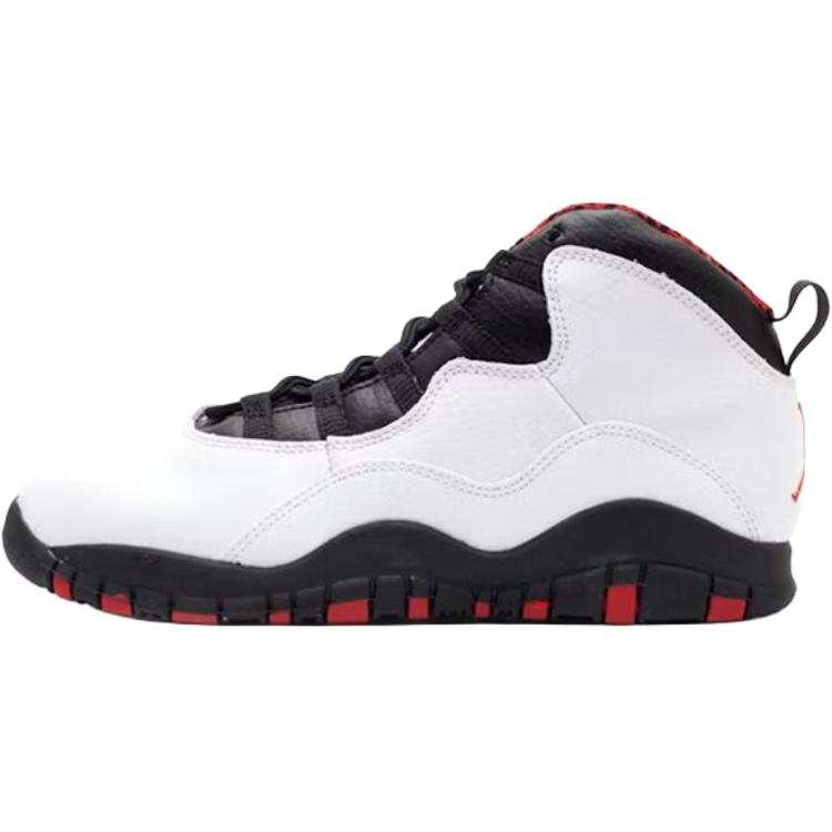Jordan Jordan Air Jordan 10 Mid top Children's Basketball Shoes White Children Aged 3 7 Years Old