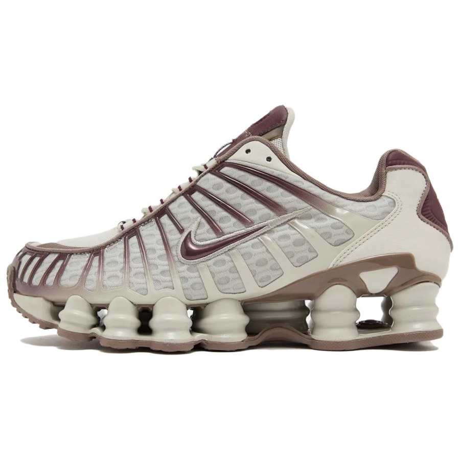 Nike Nike Shox TL Series Classic And Versatile Casual Shoes Women's Beige Brown