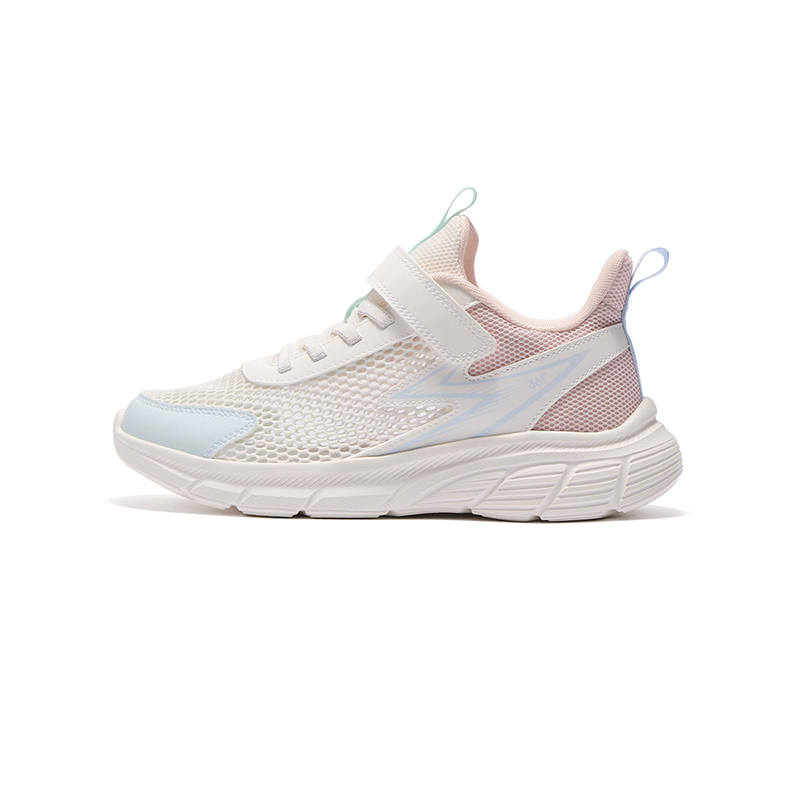 361°KIDS Textile, Synthetic Leather Low top Running Shoes White Pink Green Unisex