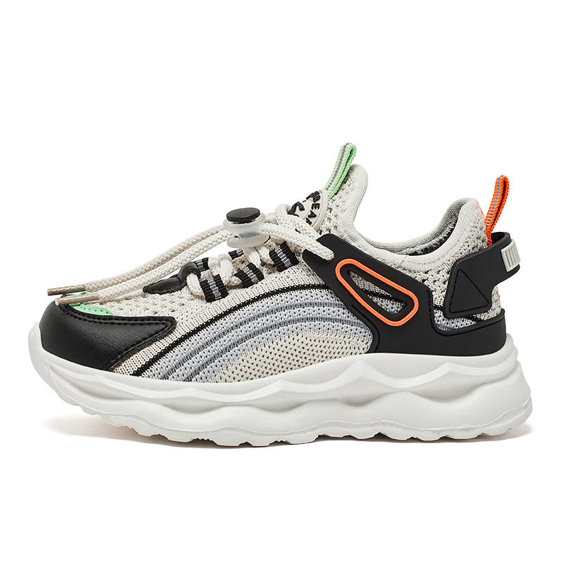 HOBIBEAR Synthetic Leather Slip Resistant Abrasion Resistant Slip Resistant Abrasion Resistant Kids' Casual Shoes