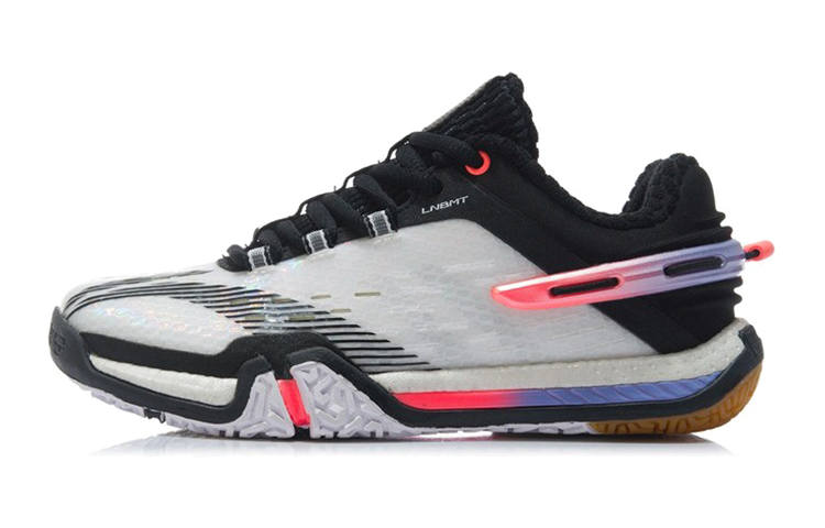 Li-Ning Li Ning Badminton Collection Slip Resistant Cushioning Abrasion Resistant Rebound Low top Kids' Running Shoes