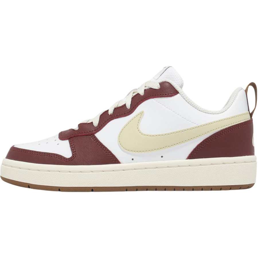 Nike Nike Court Borough Low top Skateboard Shoes White Red Unisex