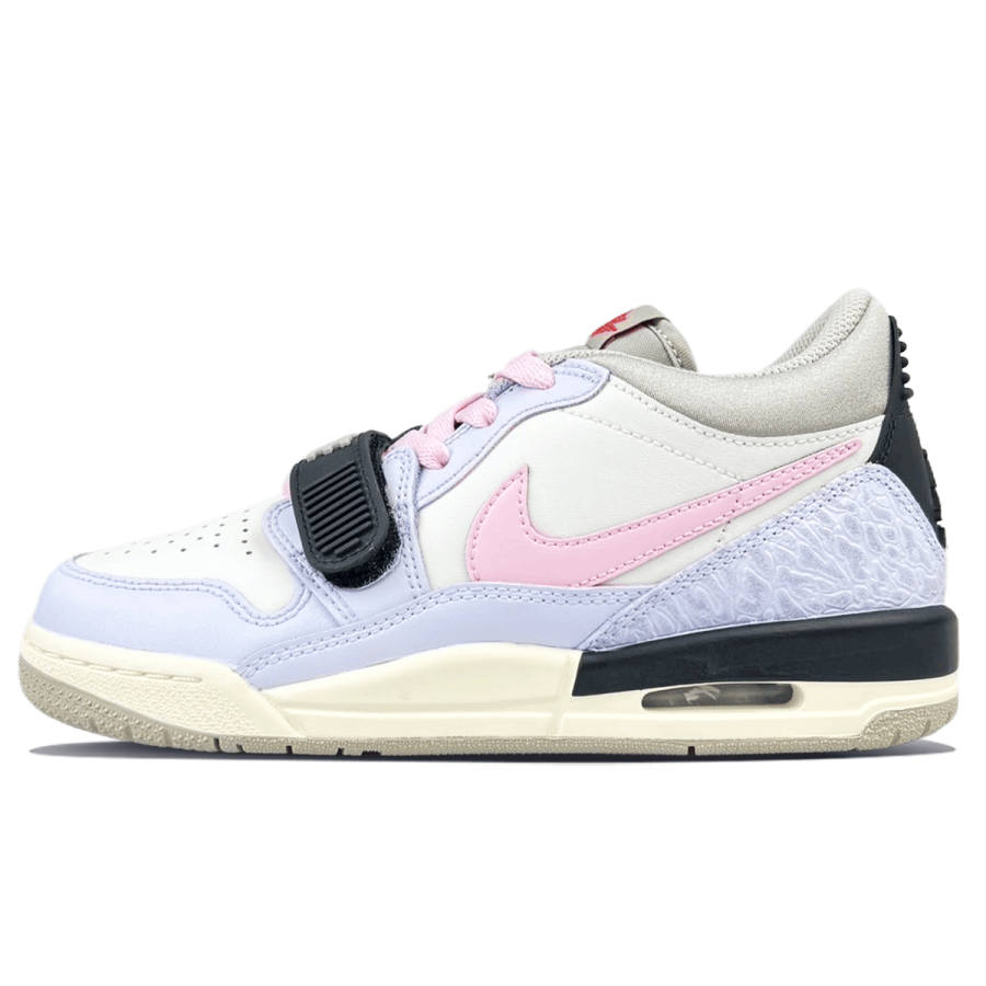 Jordan Jordan Legacy 312 Low top Children's Basketball Shoes White Pink Blue Teenagers