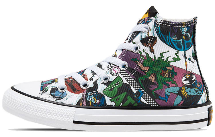 Converse Batman x Converse Chuck Taylor All Star High Top High top Casual Canvas Shoes Multicolor Teenagers