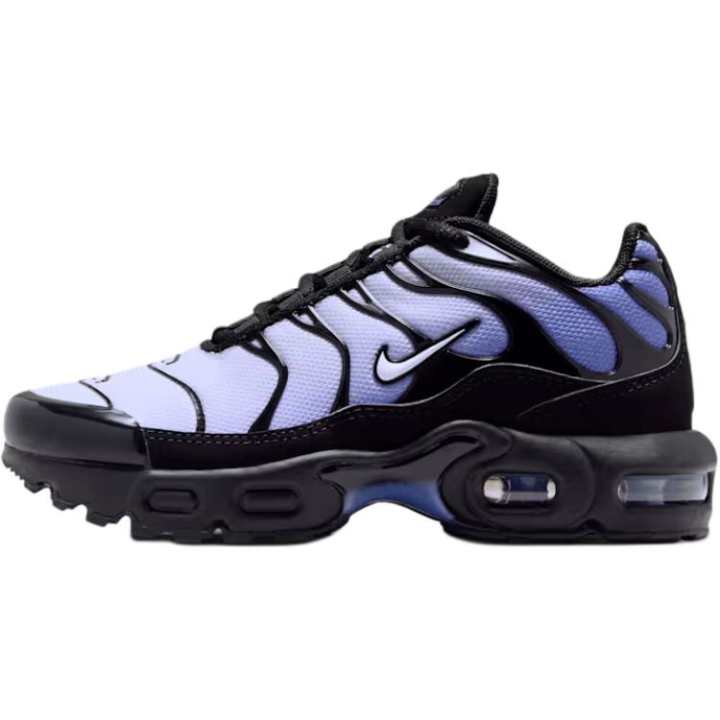 Nike Nike Air Max Plus Breathable Abrasion Resistant Breathable And Wear resistant Low top Running Shoes Black Kids'