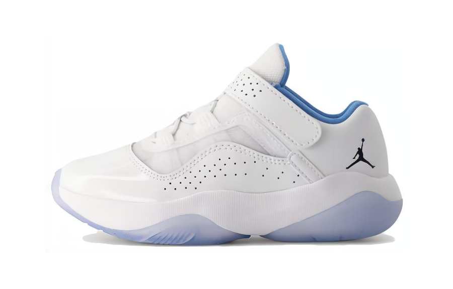 Jordan Jordan Air Jordan 11 Comfortable Cushioning, Wear Resistant Mid top Children's Basketball Shoes White