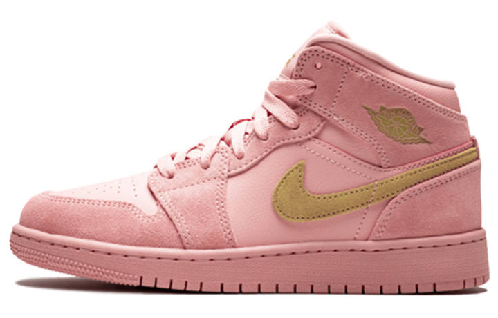Jordan Air Jordan 1 Mid SE 'Coral Stardust'GS