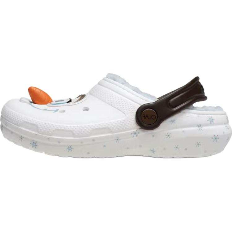 Crocs Classic Lined Low top Toddler Shoes White Infant And Toddler