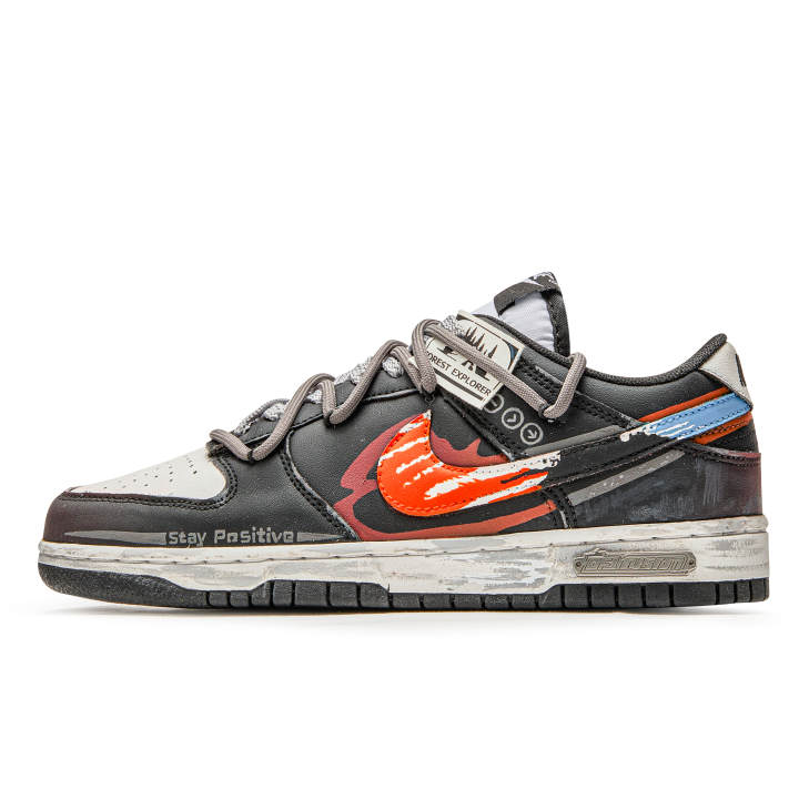 Nike Nike Dunk Black Slip Resistant Cushioning Abrasion Resistant Slip Resistant Cushioning Abrasion Resistant Low top