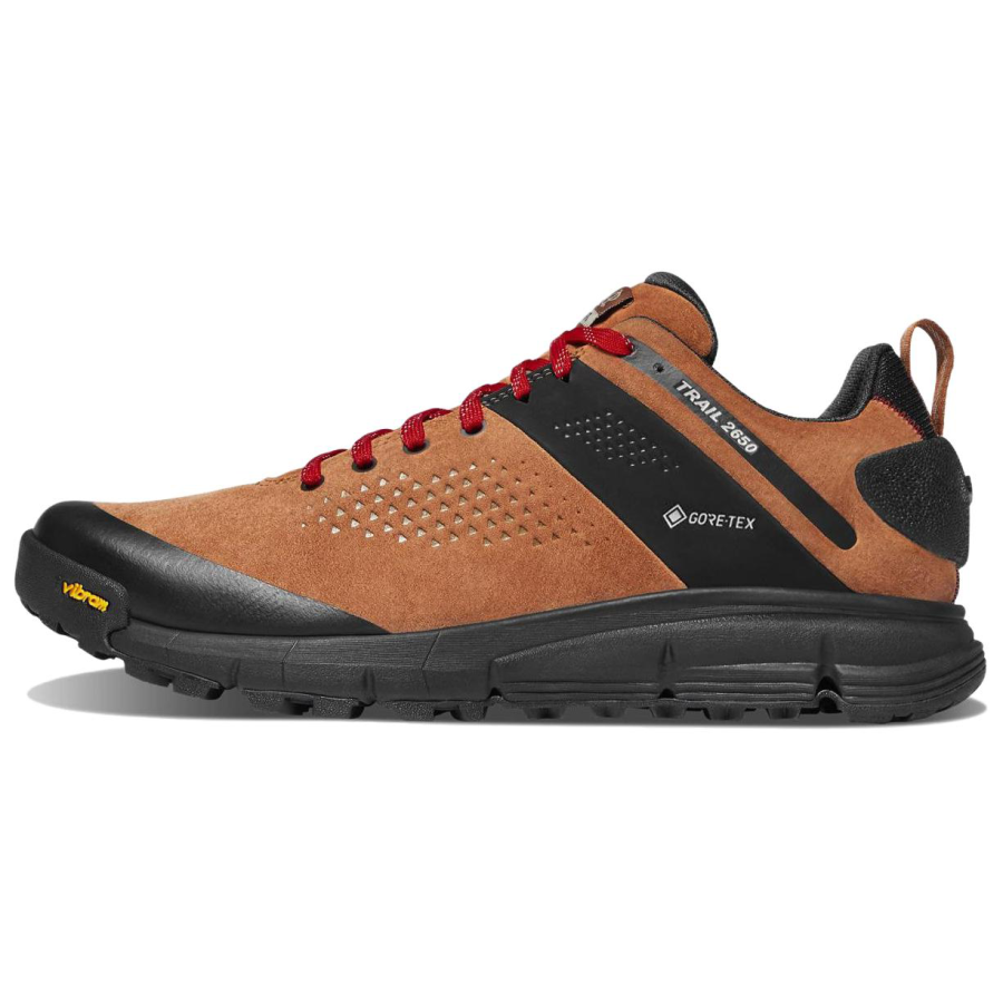 Danner Trail 2650 Slip Resistant, Abrasion Resistant, Breathable, Lightweight Low top Running Shoes Men's Brown Red