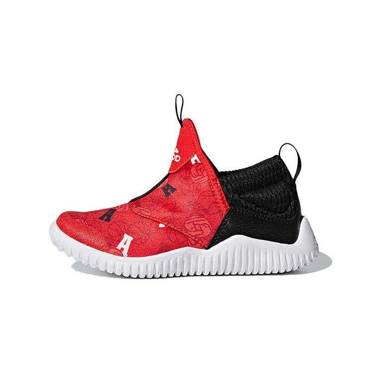 Adidas Adidas Rapida Zen C Abrasion Resistant Low top Kids' Running Shoes Red Black Children Aged 3 7 Years Old