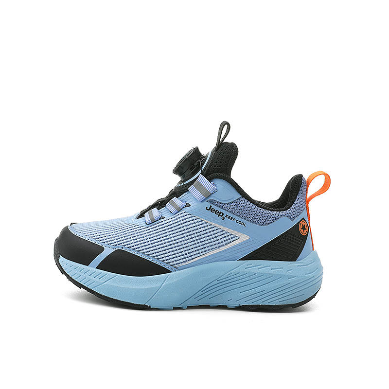 Jeep Running Shoes Black Blue Kids'
