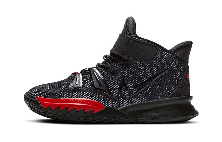 Nike Nike Kyrie 7 'Bred' Mid top Children's Basketball Shoes Black Red Children Aged 3 7 Years Old