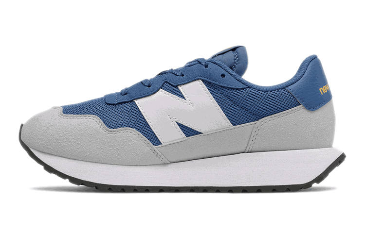New Balance New Balance 237 Collection Suede Comfortable Abrasion Resistant Low top Kids' Running Shoes Blue Teenagers