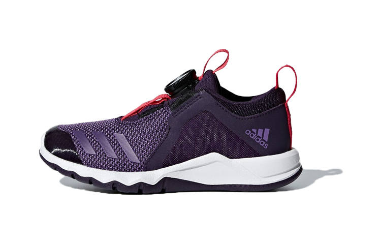 Adidas Adidas Rapida Flex Boa Slip Resistant Low top Kids' Running Shoes Fuchsia White Children Aged 3 7 Years Old