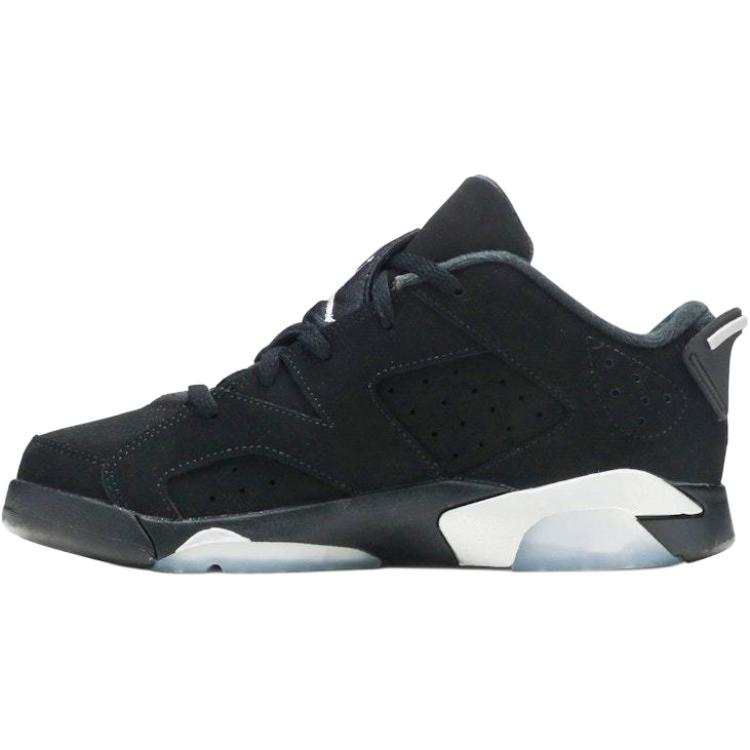 Jordan Jordan Air Jordan 6 Slip Resistant Abrasion Resistant Low top Children's Basketball Shoes Black Kids'