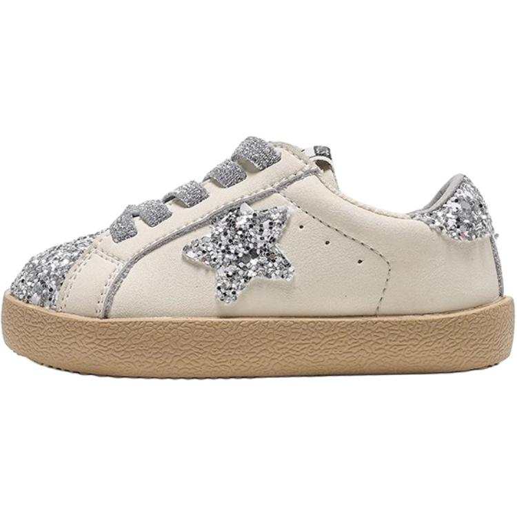 QINUOSHU Toddler Shoes Silver Infant And Toddler