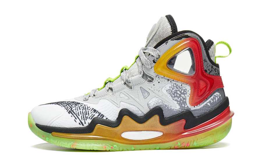 Li-Ning YOUNG Li Ning YOUNG Avant Garde Power PREMIUM 3.0 V2 High top Children's Basketball Shoes Heather Gray Kids'