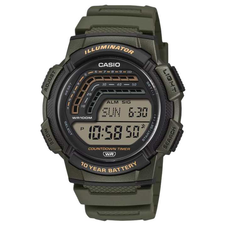 CASIO CASIO STANDARD Quartz Movement Resin Strap Watch Men's Watches Gray Dial