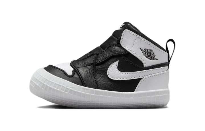 Jordan Jordan 1 Crib Bootie Black White I