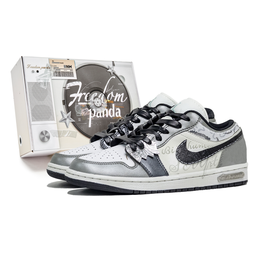 Jordan Jordan Air Jordan 1 Low Slip Resistant Cushioning Slip Resistant Cushioning Low top Children's Basketball Shoes