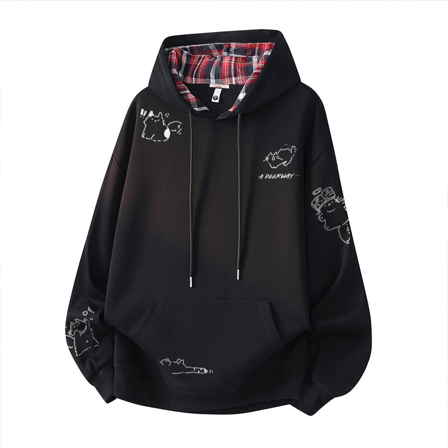 DEERWAY DEERWAY Sweatshirts Unisex Hooded Moderate Regular