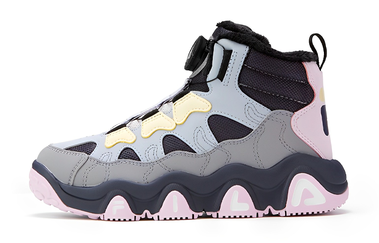 FILA KIDS Jagger Comfortable Slip Resistant Abrasion Resistant High top Kids Lifestyle Shoes Kids'