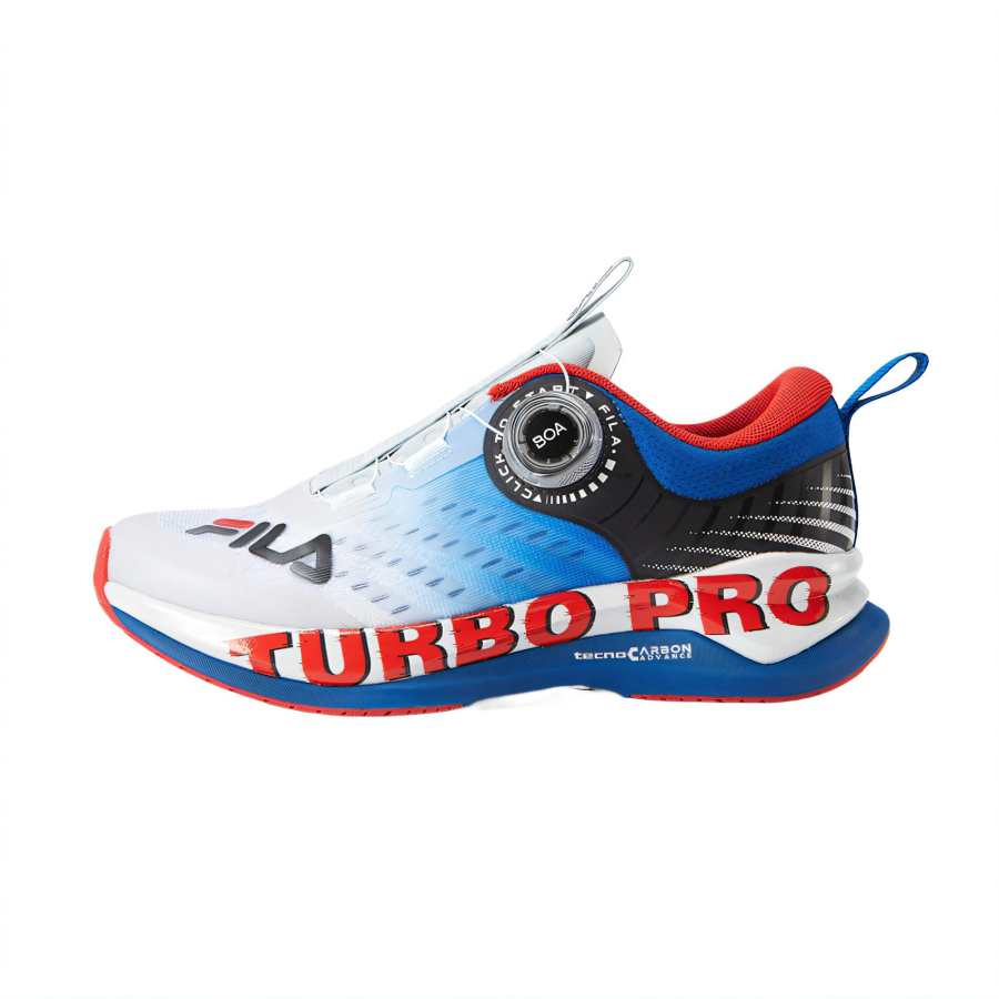 FILA KIDS BOA Slip Resistant Cushioning Low top Kids' Training Shoes Knight Blue/White Kids'