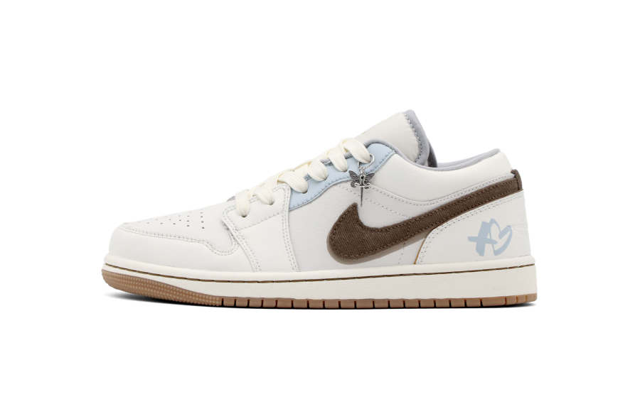 Jordan Jordan Air Jordan 1 Faded Leather Slip Resistant Abrasion Resistant Slip Resistant Abrasion Resistant Low top
