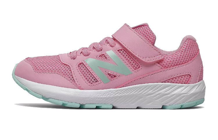 New Balance New Balance NB 570 Slip Resistant Cushioning Abrasion Resistant Breathable Low top Kids' Running Shoes Pink White Kids'