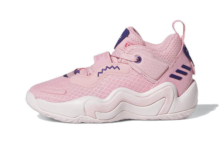 Adidas Adidas D.O.N. Issue #3 Abrasion Resistant Mid top Children's Basketball Shoes Children Aged 3 7 Years Old