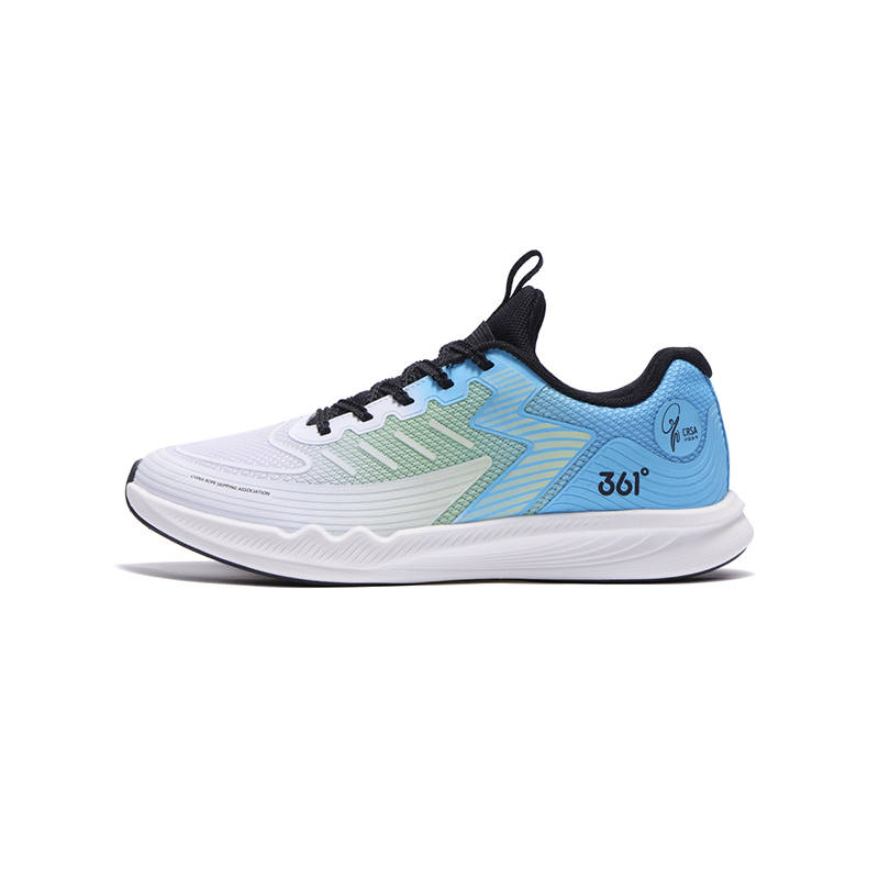 361°KIDS Light Feather 2.0 Fabric Low top Casual Shoes White Blue Unisex